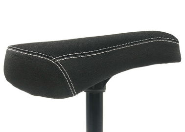 Tipo gordo Seat de la silla de montar BMX del estilo libre de las piezas negras de la bici con el poste de Seat de la aleación combinado