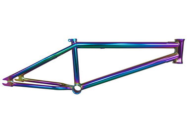Marco de Chrome BMX del marco del arco iris, piezas coloridas pulidas de la bici de la aduana BMX de aceite